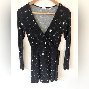 floral long sleeve dress